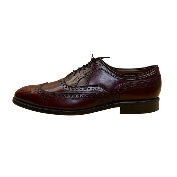 Allen Edmonds Men’s Brown Leather McAllister Wingtip Dress Shoes Size 10.5 B main image 5